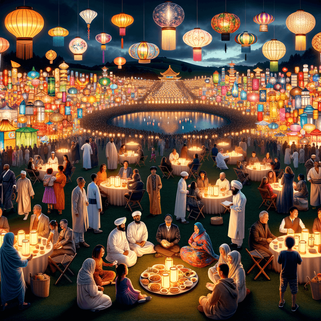 Auckland Lantern Festival Number Painting