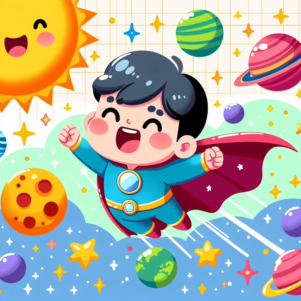 Superhero Space Adventure Paint By Color