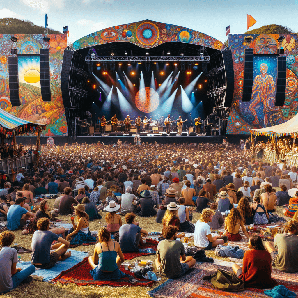 Bonnaroo Music And Arts Festival Number Painting