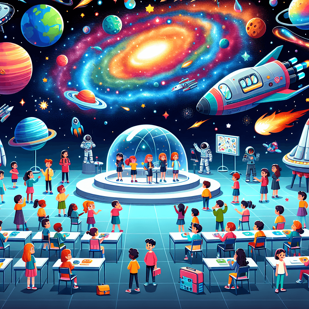 Space Explorer Academy Paint By Numbers Art