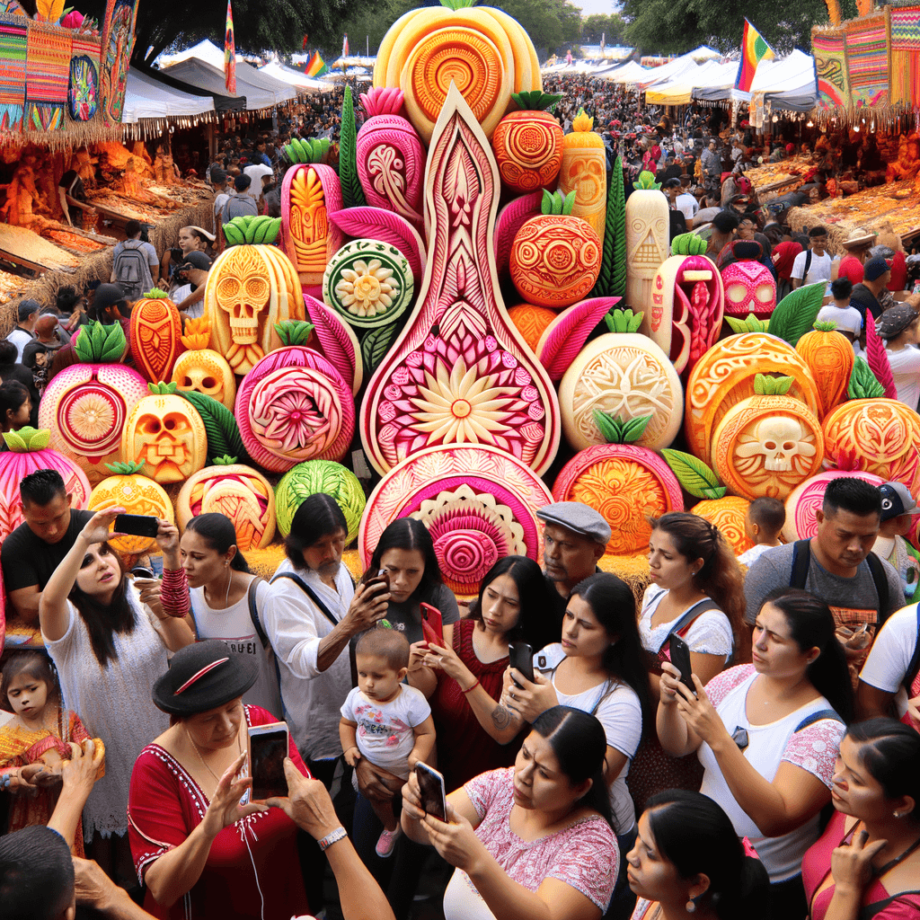 Noche De Rábanos Number Painting