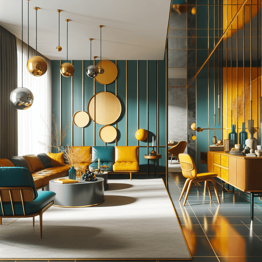 Chic Mid-Century Modern Paint By Numbers Kits