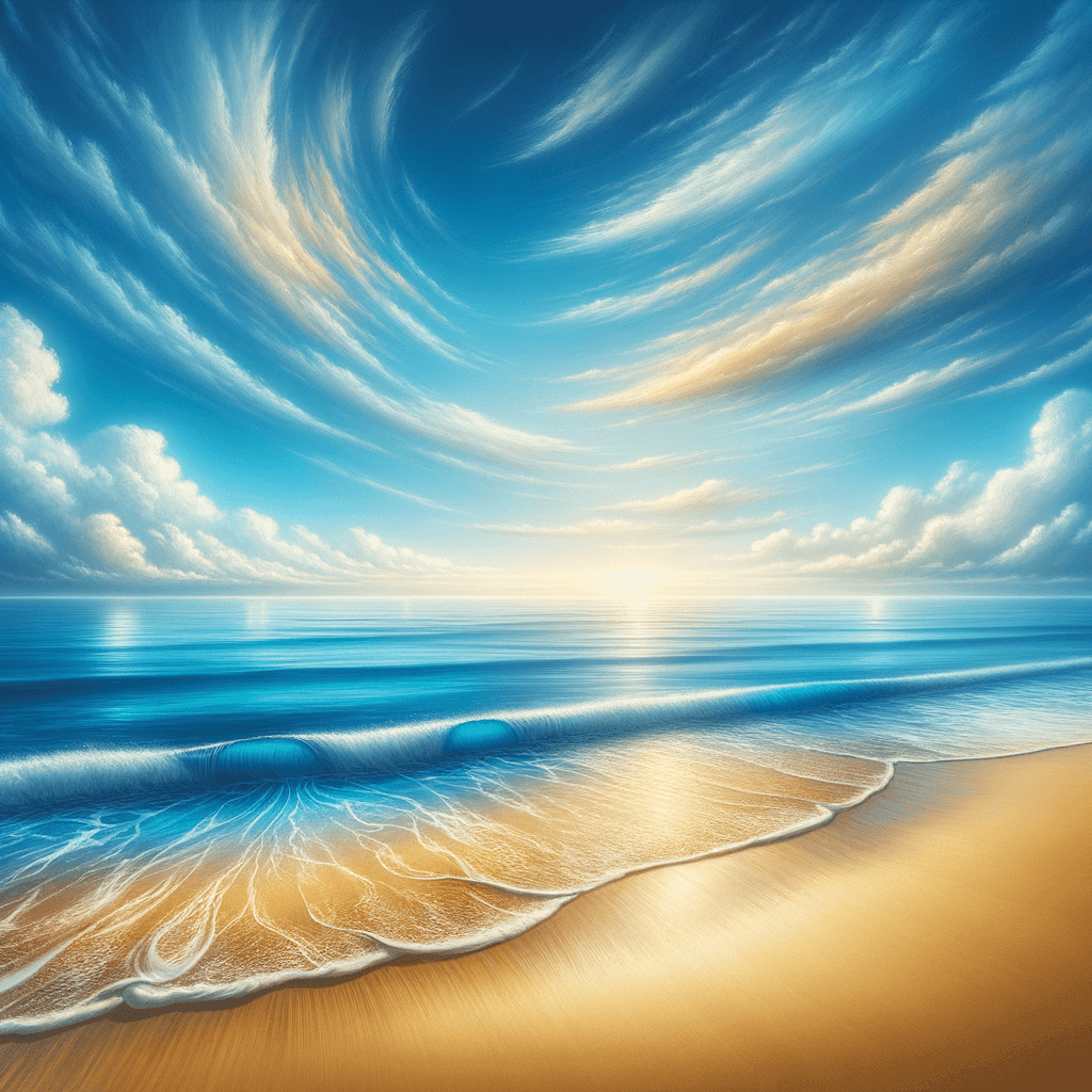 Peaceful Coastal Escape Number Painting