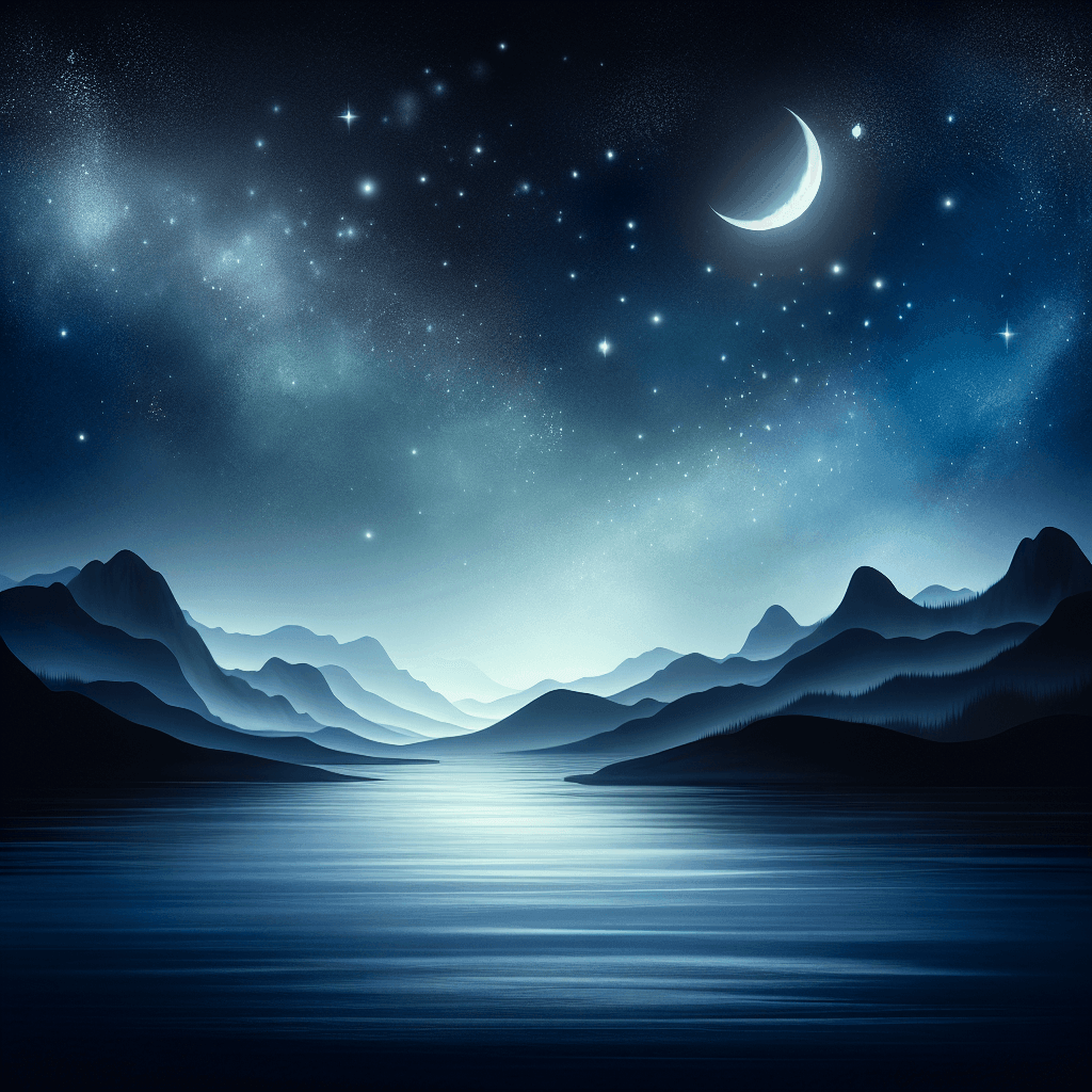 Starlit Nightscape DIY Paint By Numbers