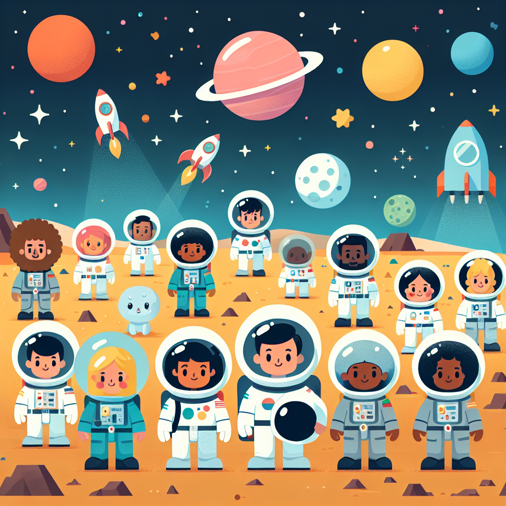 Space Pioneer DIY Paint By Numbers