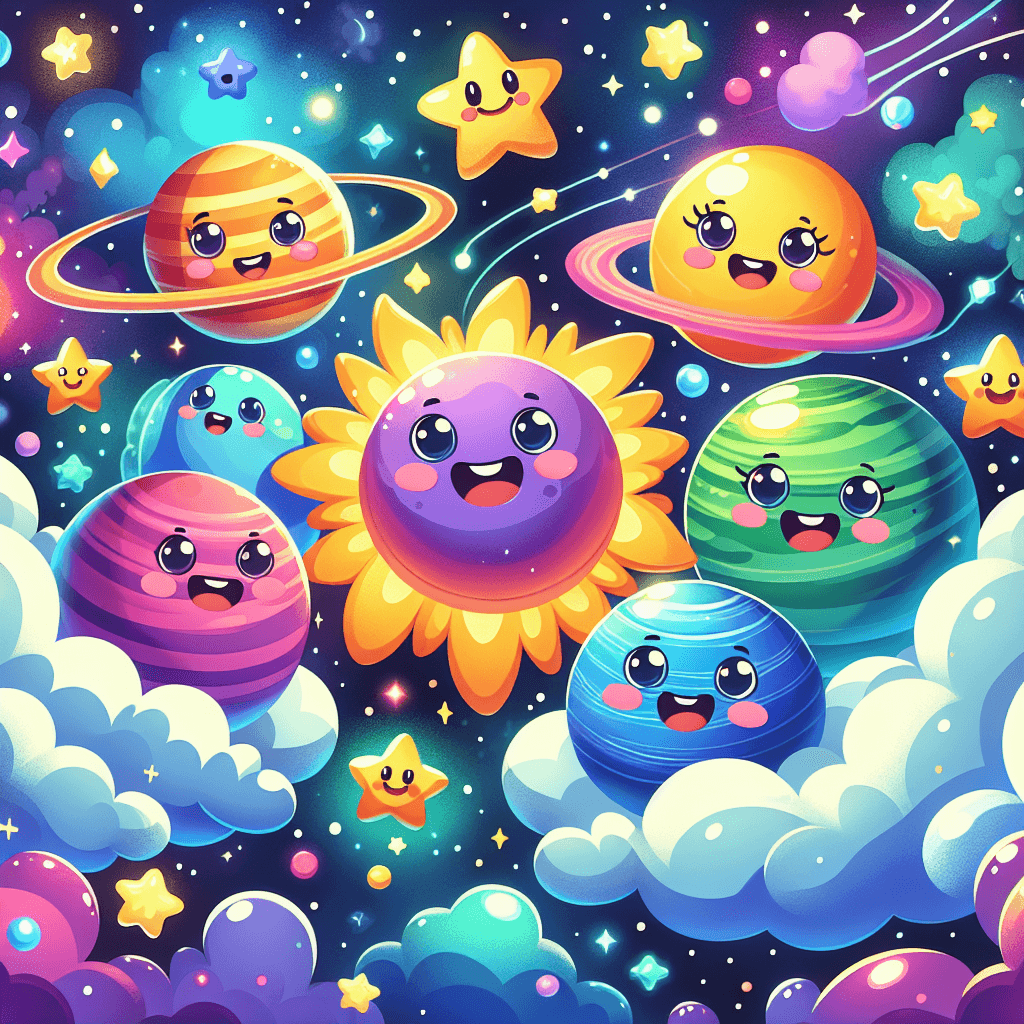 Giggle Galaxy Paint By Numbers Art