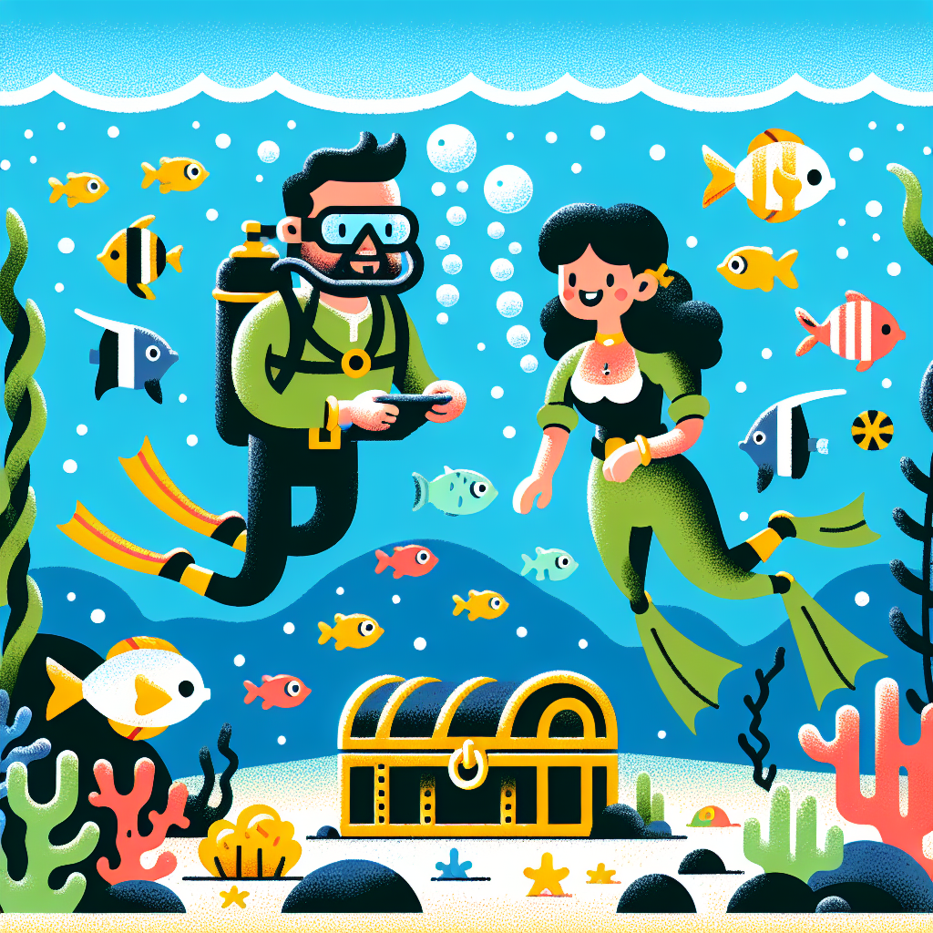 Deep Sea Diving Adventure Paint By Numbers Art