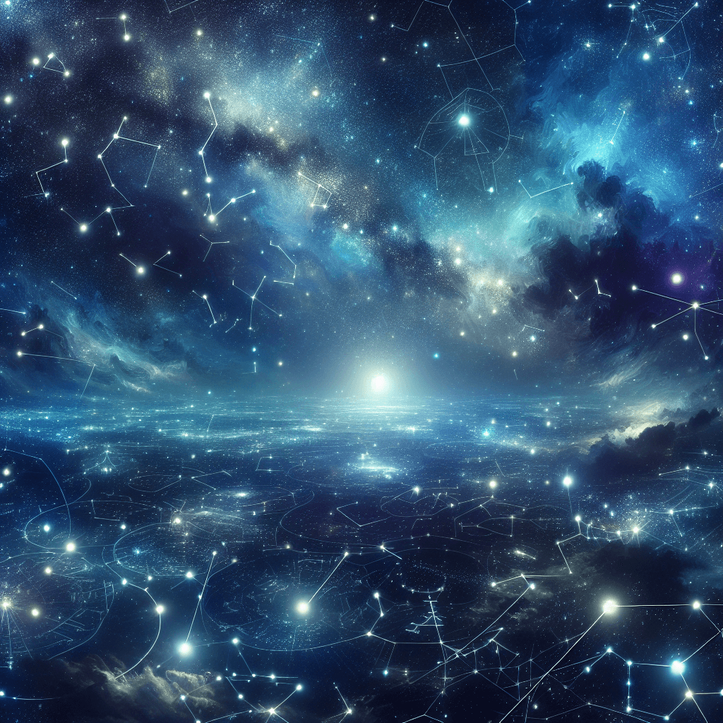 Stargazer's Celestial Night Paint By Color