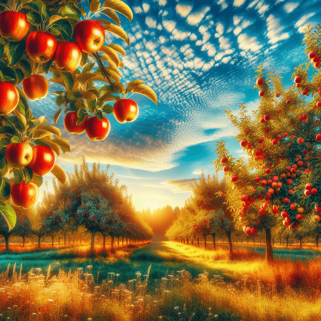 Charming Orchard Afternoon Paint By Color