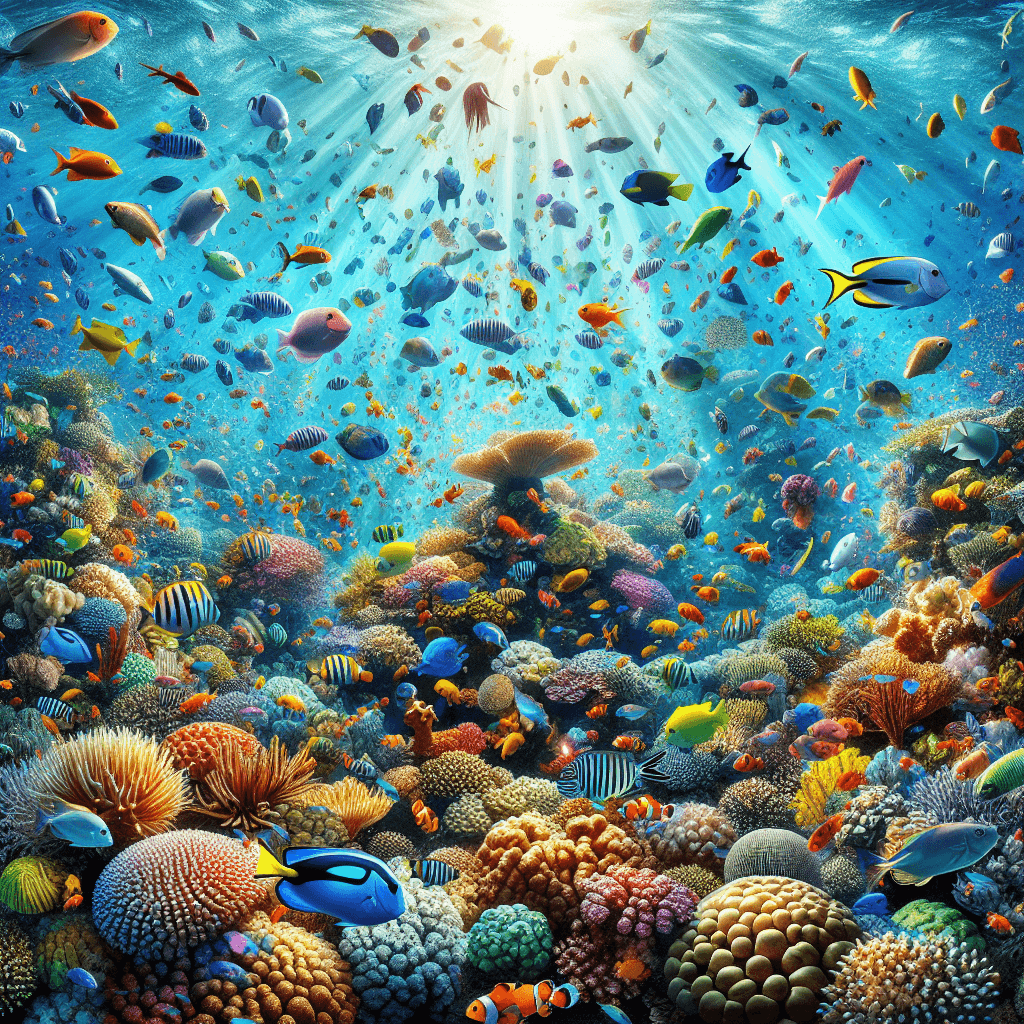 Tropical Fish Paradise Number Painting