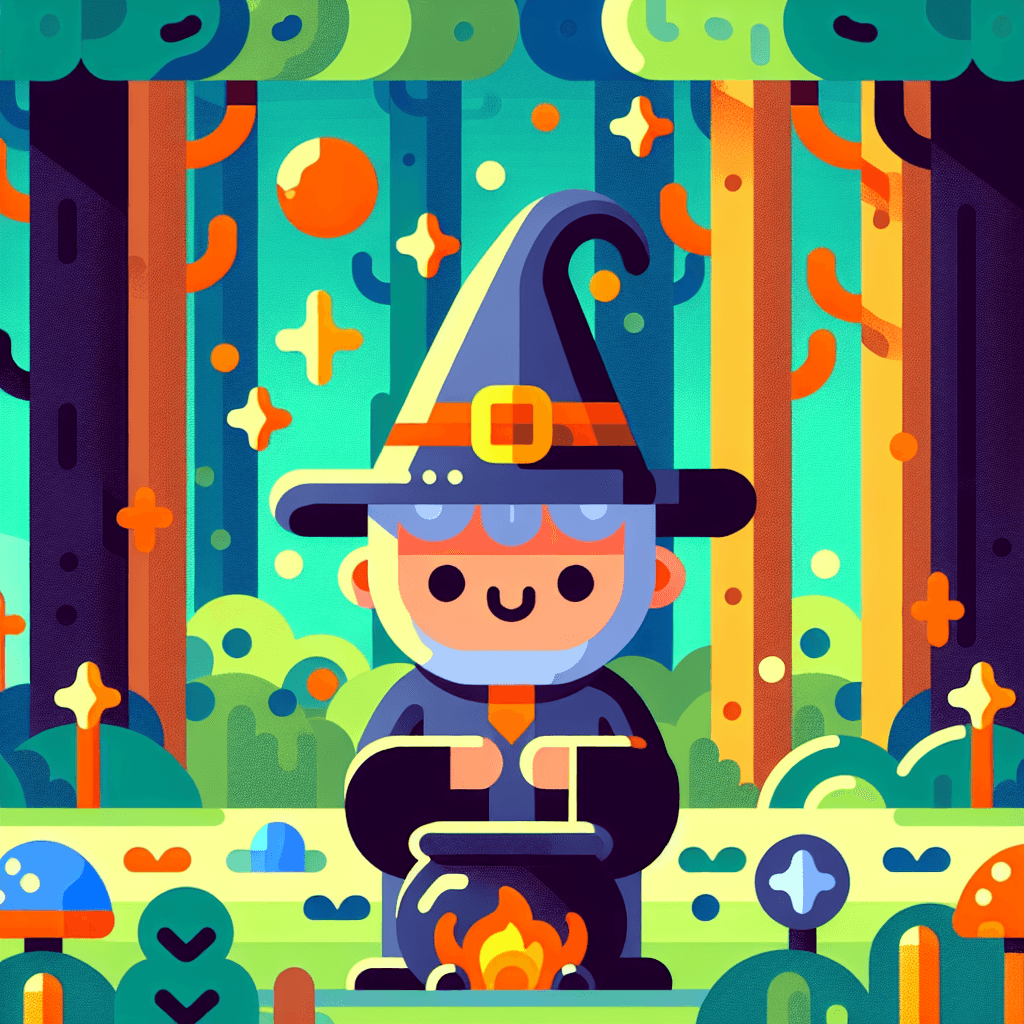 Fantasy Wizard World Paint By Color