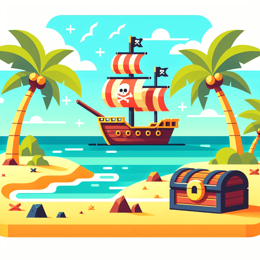 Pirate Island Paint By Color