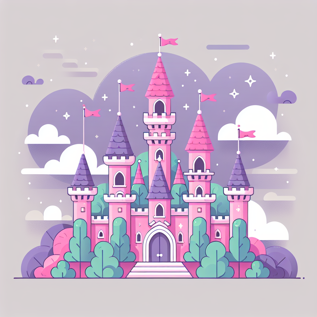 Dreamy Fairy Castle Numbered Painting Kits