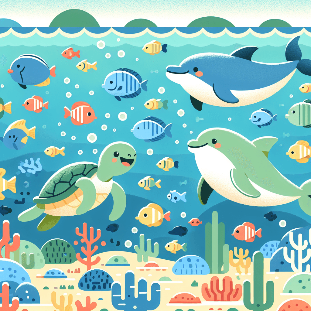 Ocean Adventure With Marine Life Paint By Numbers