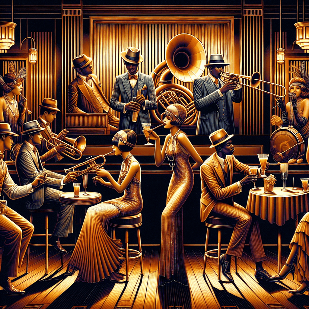 Jazz Age Speakeasy Paint By Number