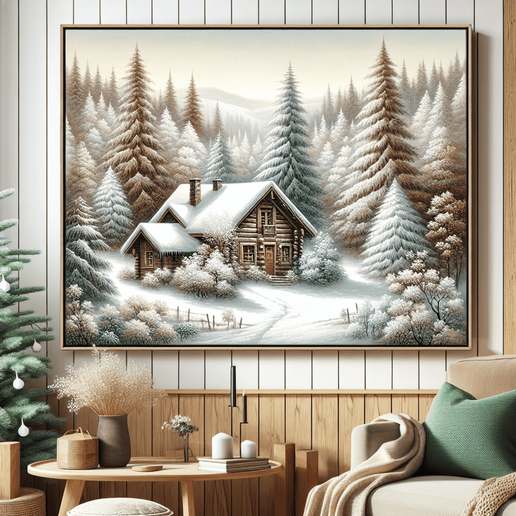 Cozy Cabin Paint By Numbers