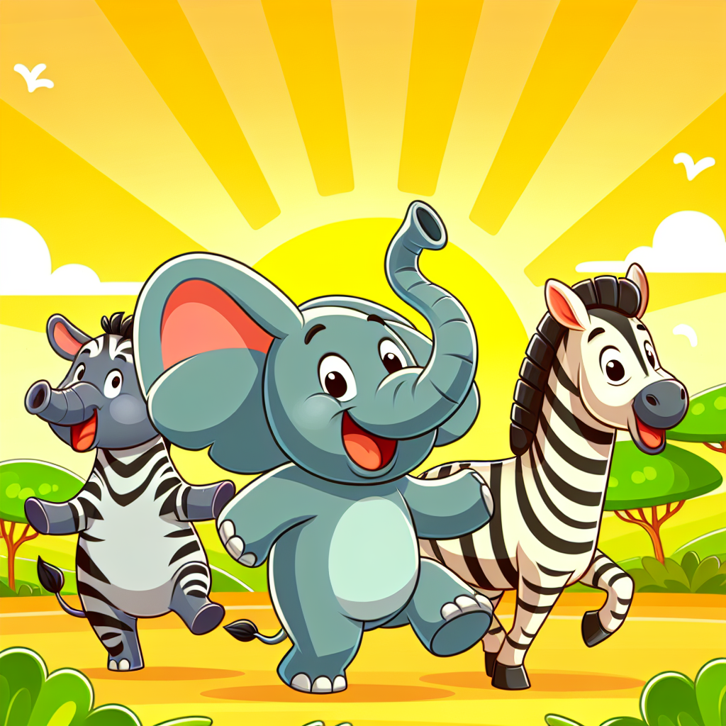 Sunny Safari Parade Painting Number Kit