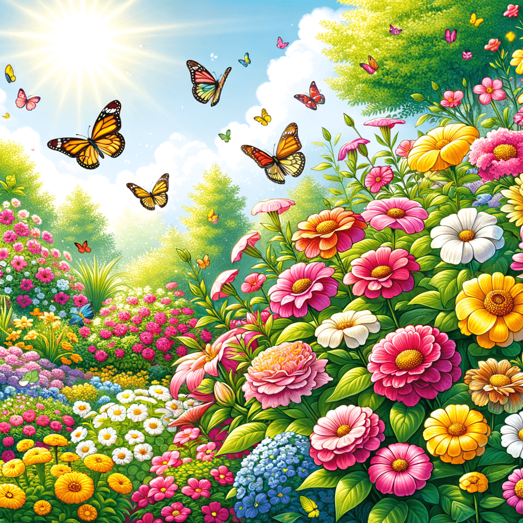 Sunny Garden Escape DIY Paint By Numbers