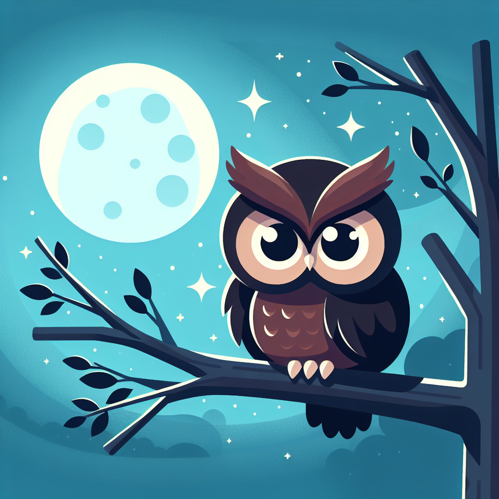 Dreamy Night Owl Numbered Painting Kits