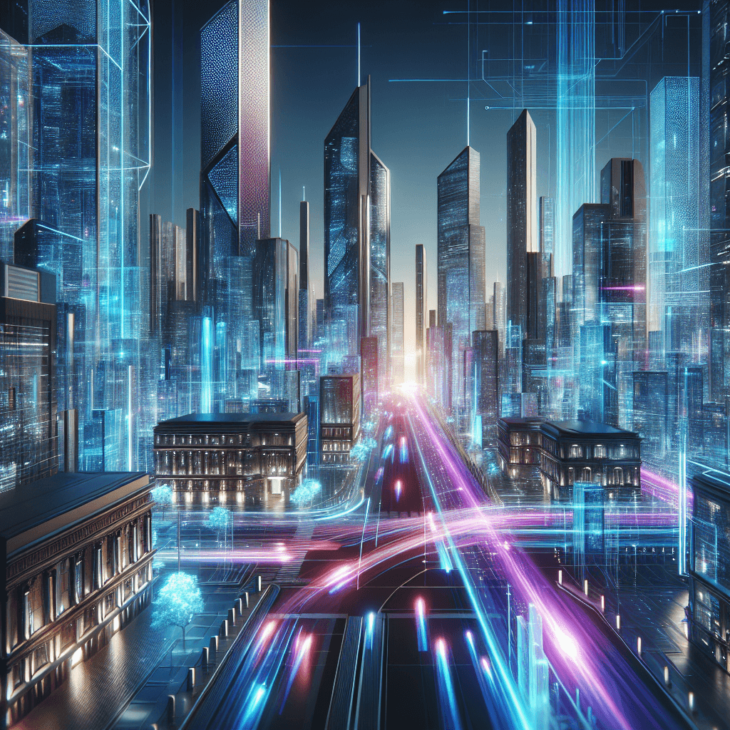 Futuristic Cyber City Numbered Painting Kits