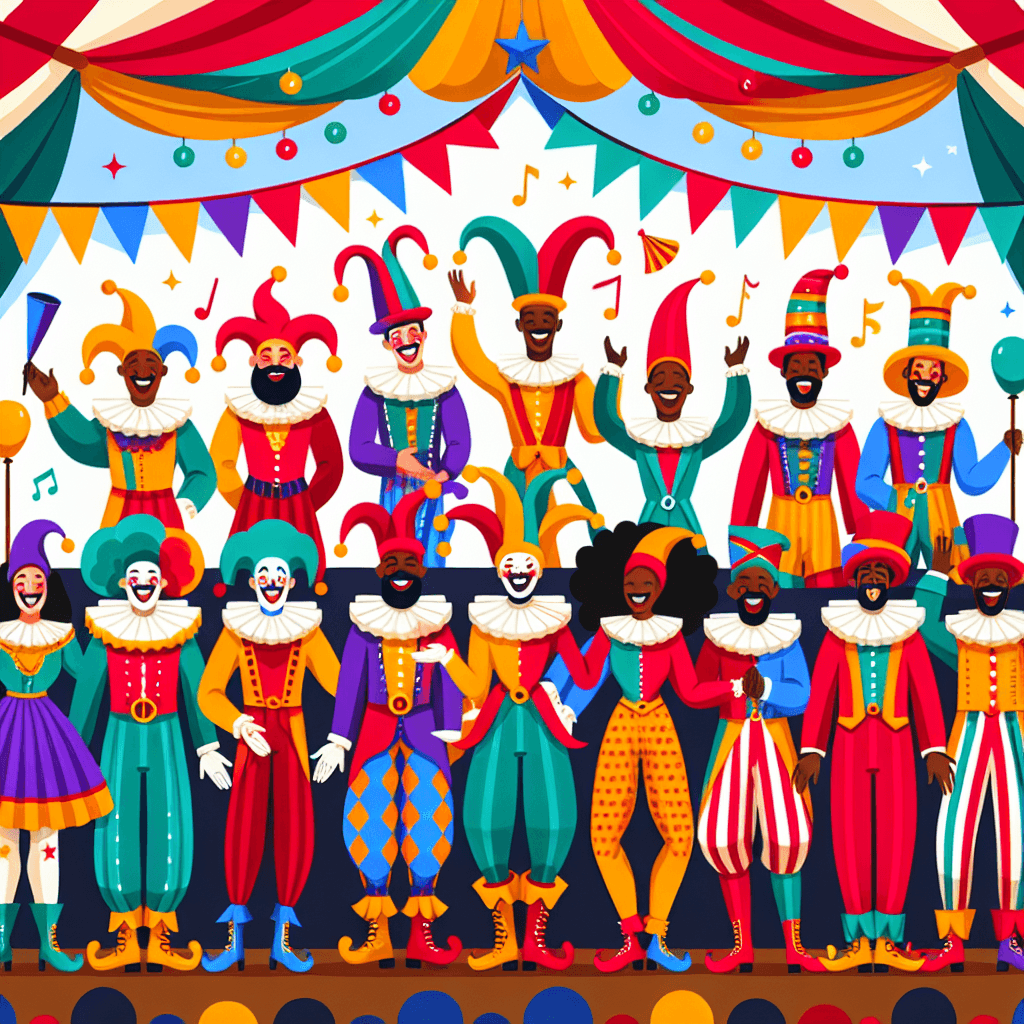 Joyful Jesters Paint By Color