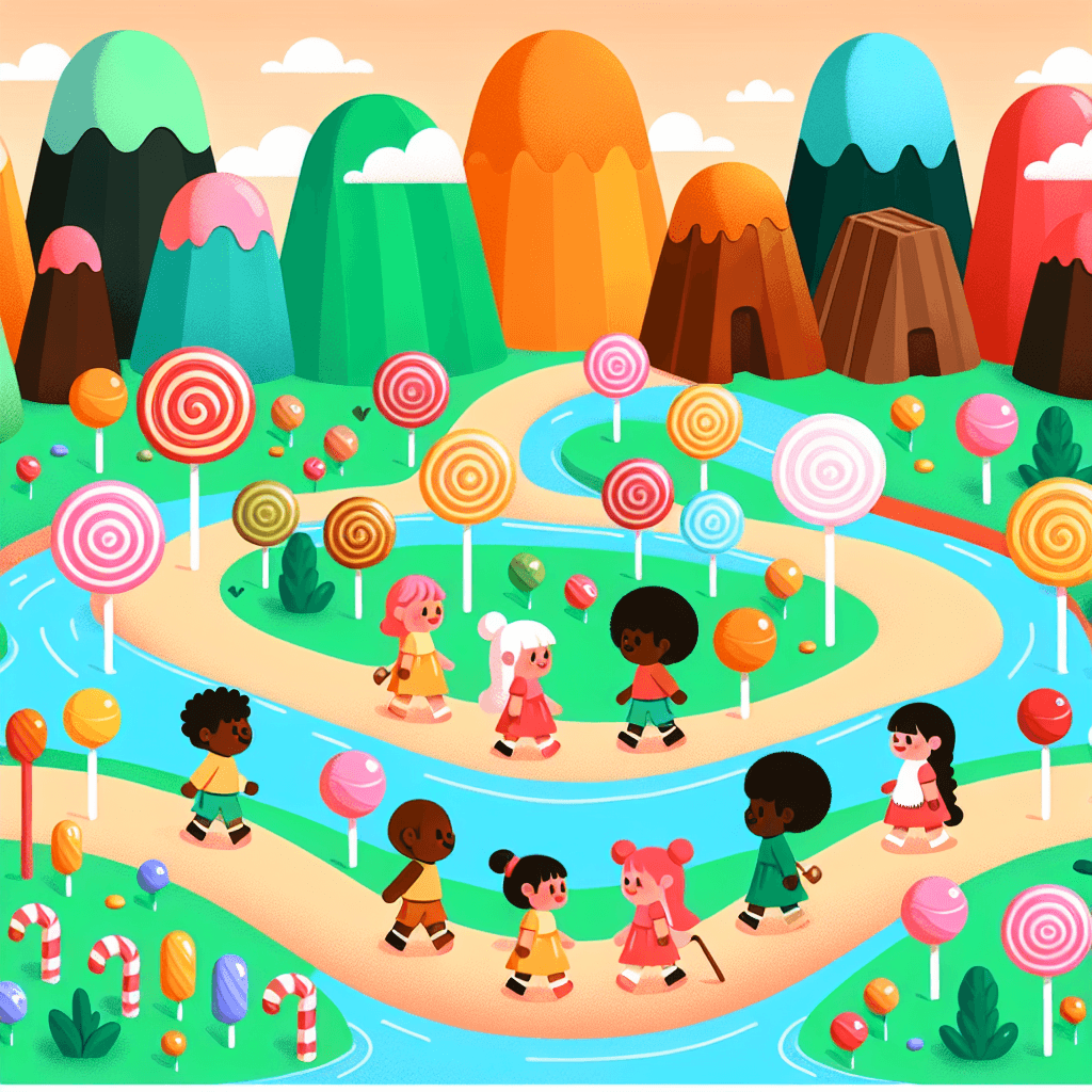 Magical Candy Adventure Paint By Numbers