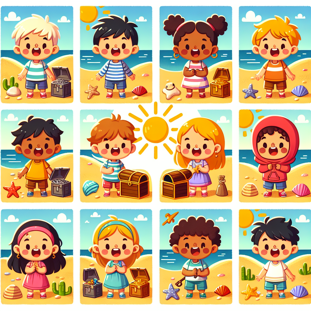 Seaside Treasure Seekers Paint By Numbers Art