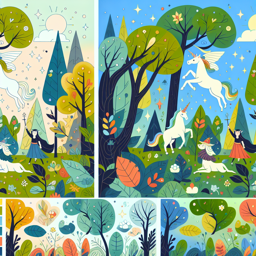 Fairy Tale Forest Enchantment Paint By Color