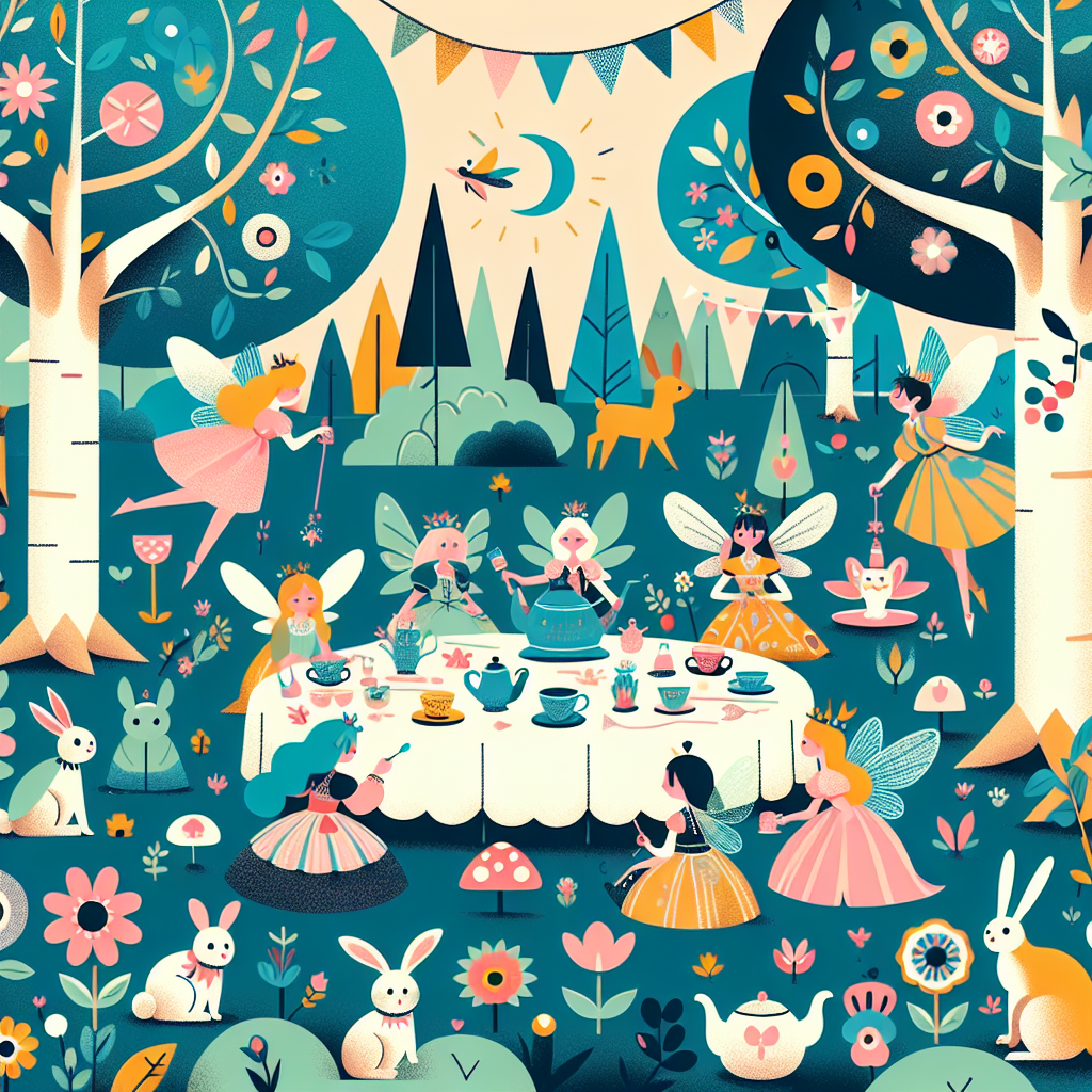 Fantastic Fairy Tea Party Number Painting