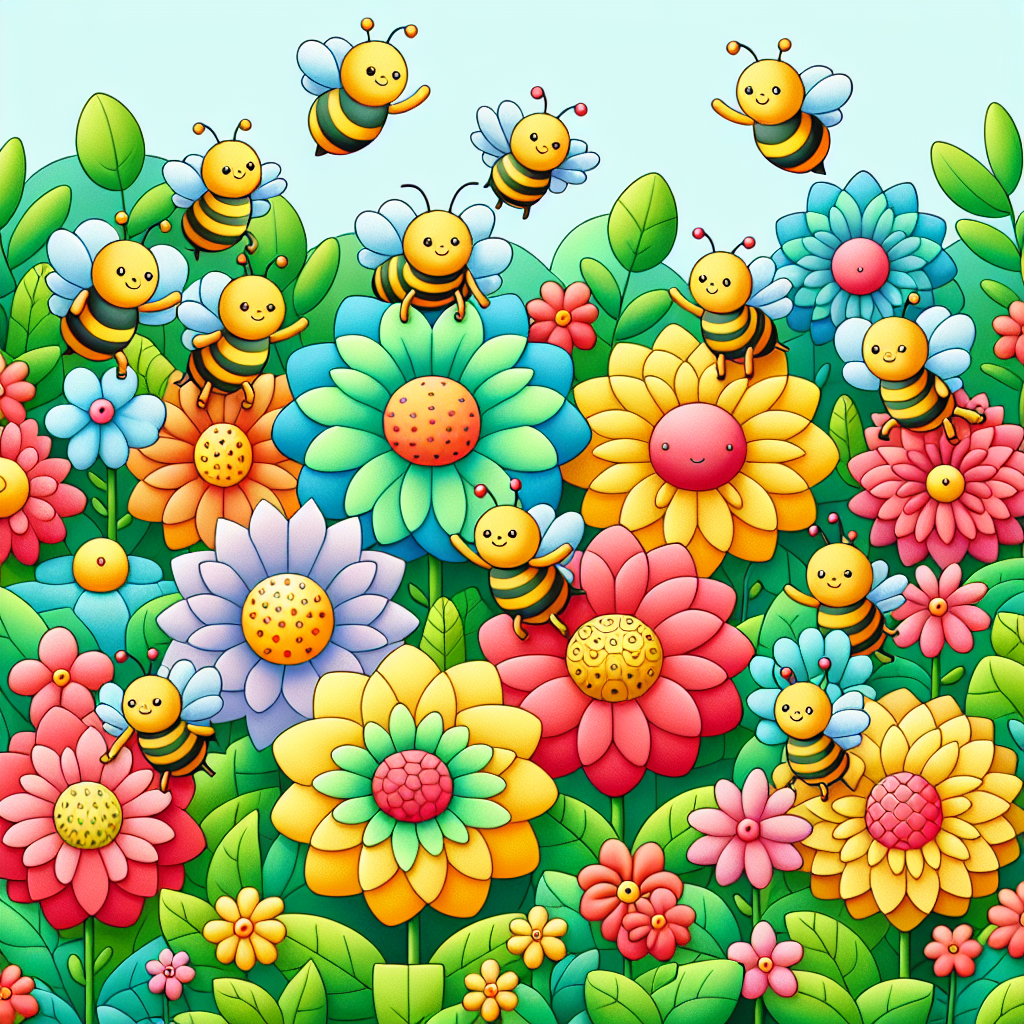Bubbly Bee Ballet Paint By Numbers Art