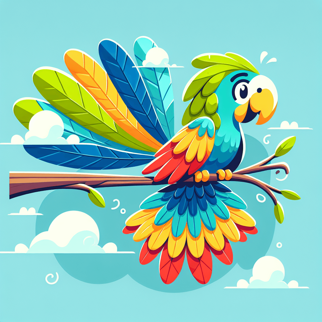 Perky Parrot Painting Number Kit