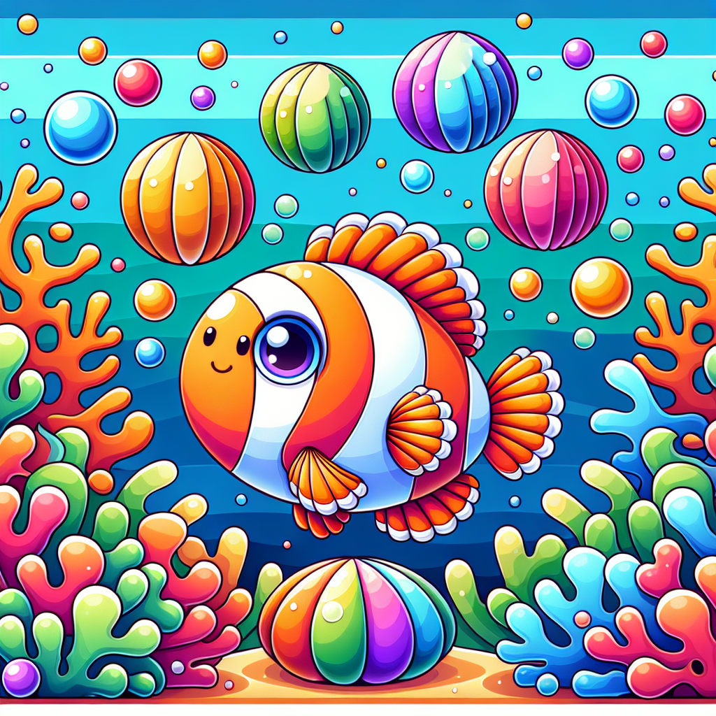 Circus Clown Fish Paint By Color