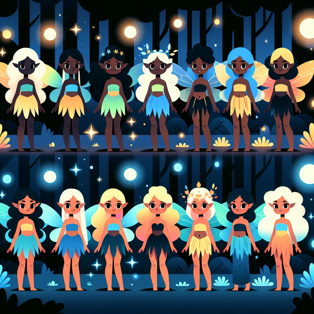 Fairy Light Glade DIY Paint By Numbers