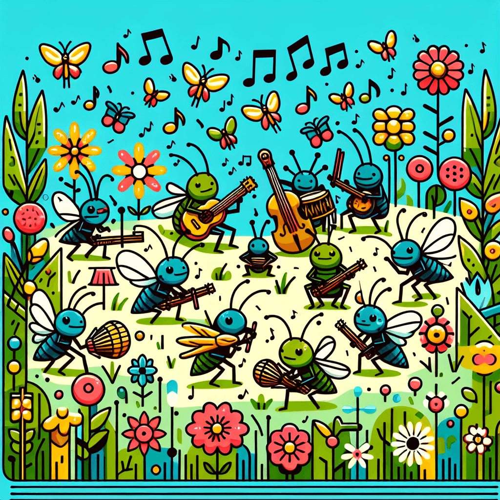 Chirpy Cricket Concert Paint By Numbers Kits