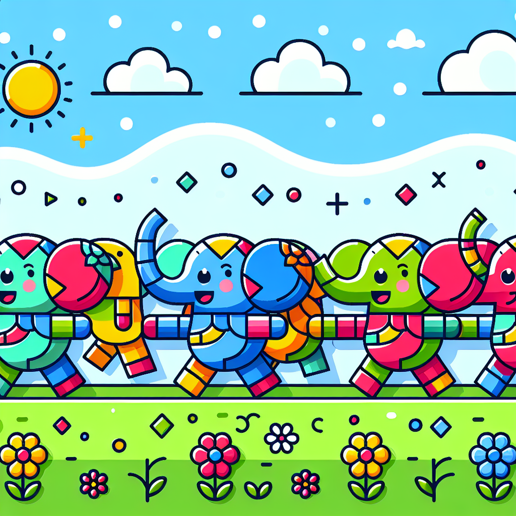 Articulate Elephant Parade Paint By Numbers