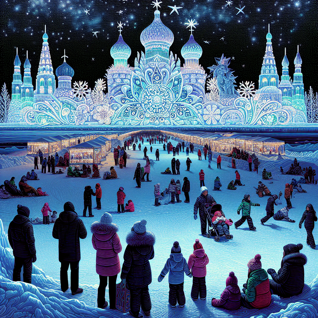 Snow And Ice Festival - Japan DIY Paint By Numbers