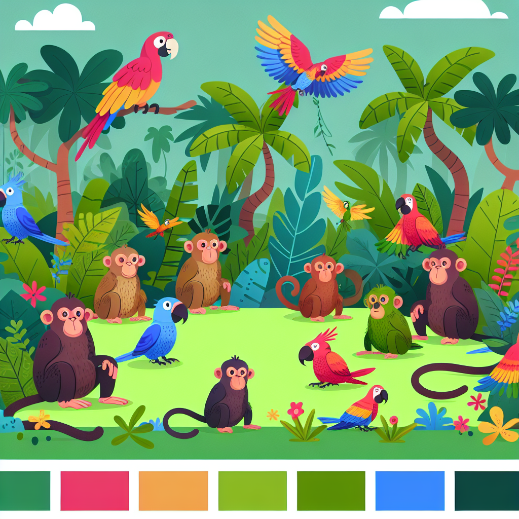 Adventures Of The Jungle Tribe Numbered Painting Kits