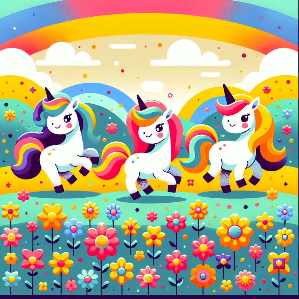 Fantasy Unicorn Field Numbered Painting Kits