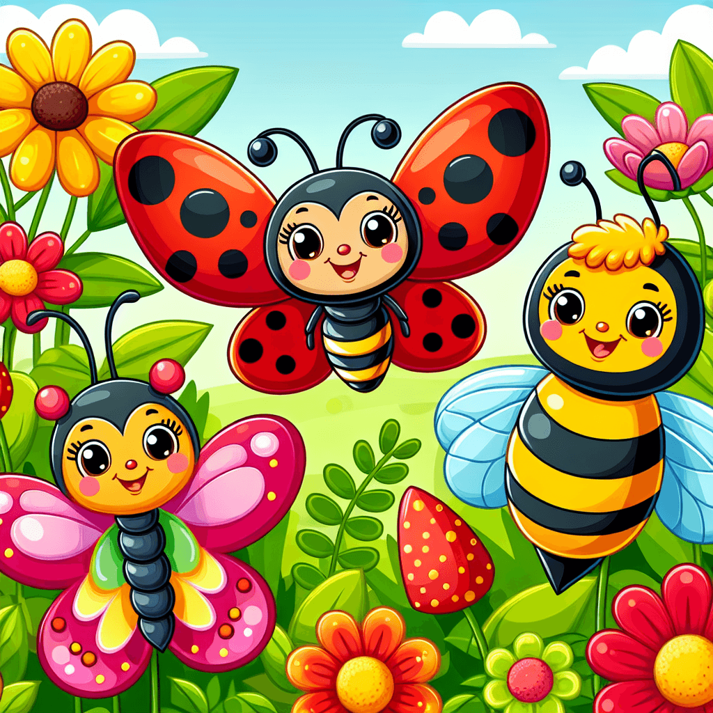 Happy Little Bugs DIY Paint By Numbers
