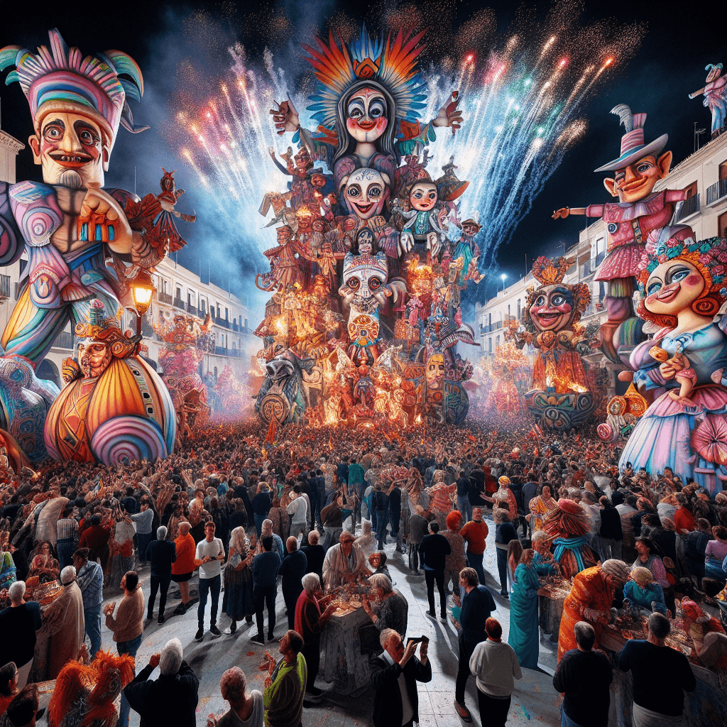 Las Fallas Festival Painting Number Kit