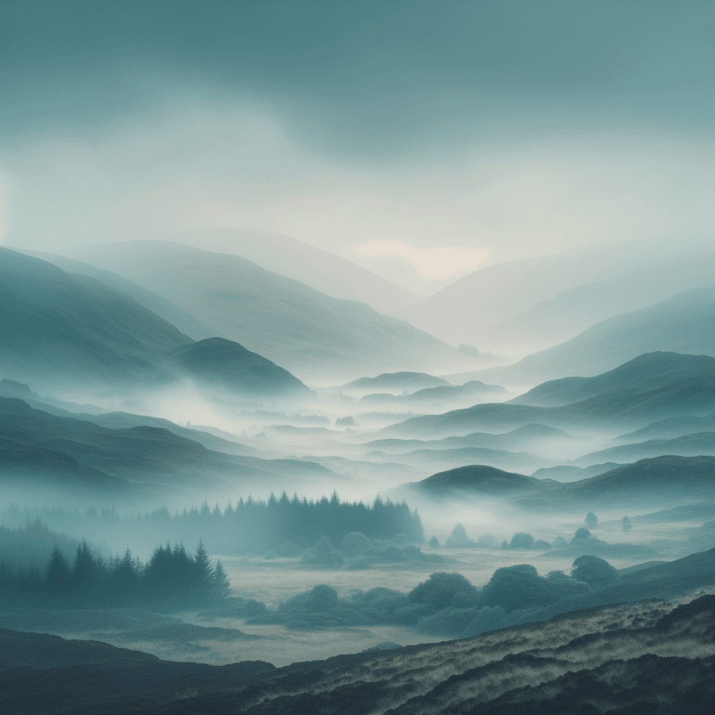 Highland Mist - DIY Painting By Numbers Kit