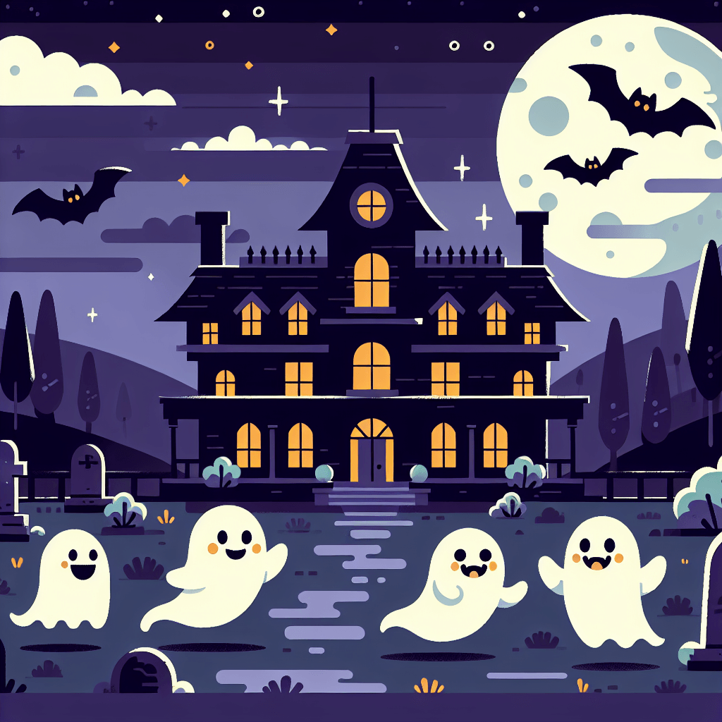 Halloween Haunted Mansion Paint By Number