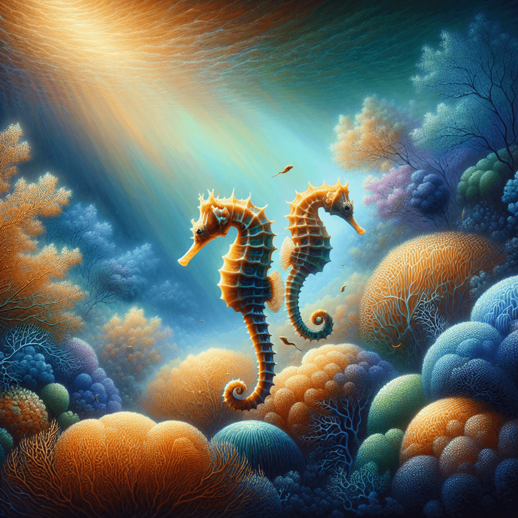Seahorse Lagoon Mystery Paint By Numbers