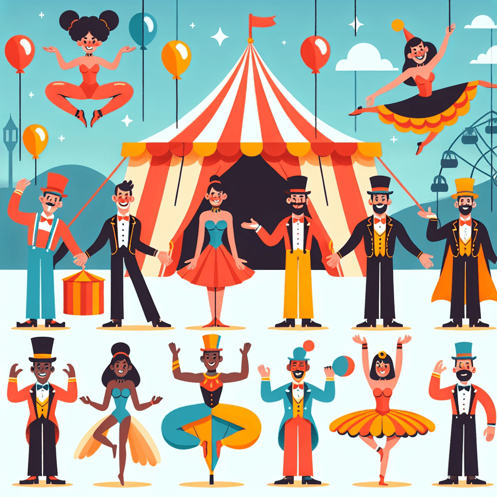 Dreamland Circus Adventure Numbered Painting Kits