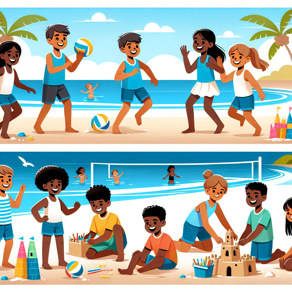 Festive Beach Bash Painting Number Kit