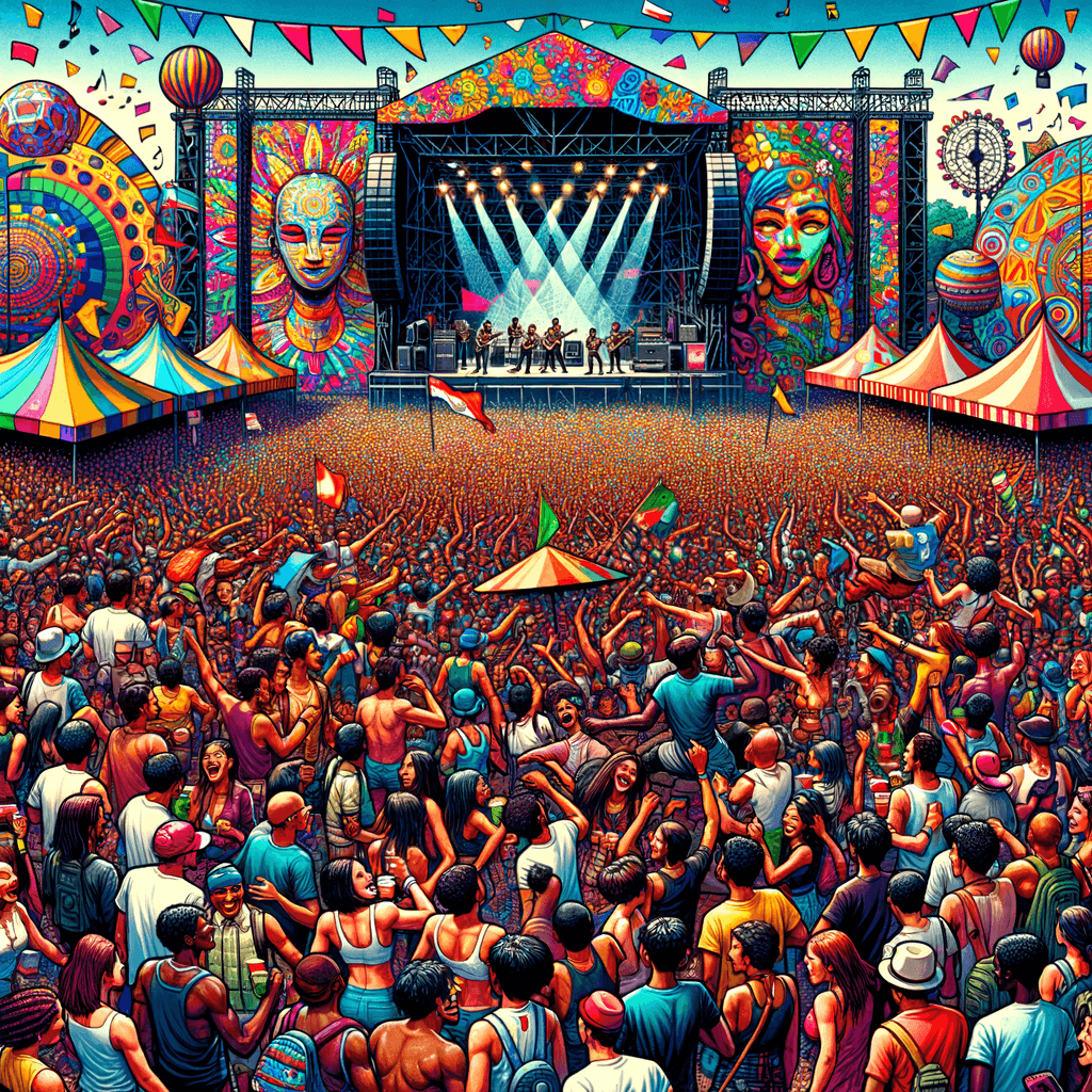 Lollapalooza - Various Countries Paint By Numbers Art
