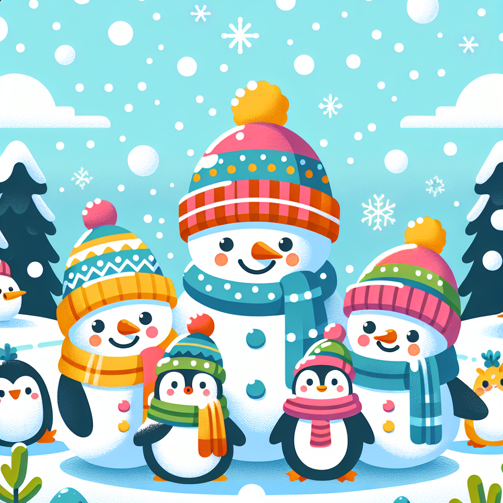 Magical Snowland Paint By Color