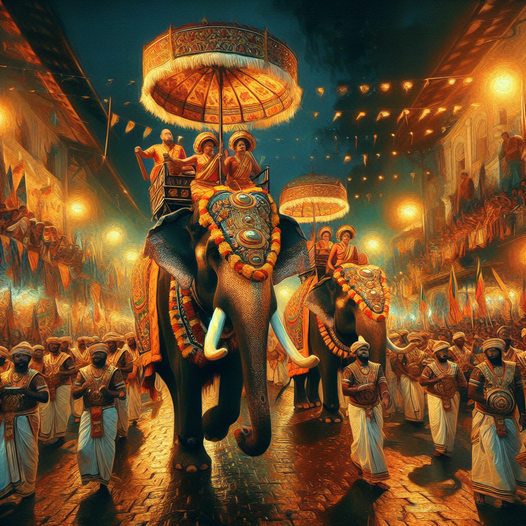 Perahera Festival - Sri Lanka Paint By Color