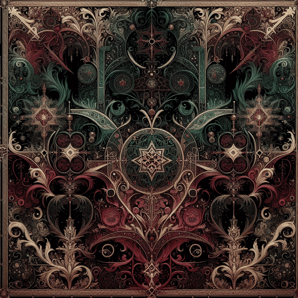 Gothic Enigma Tapestry Paint By Numbers