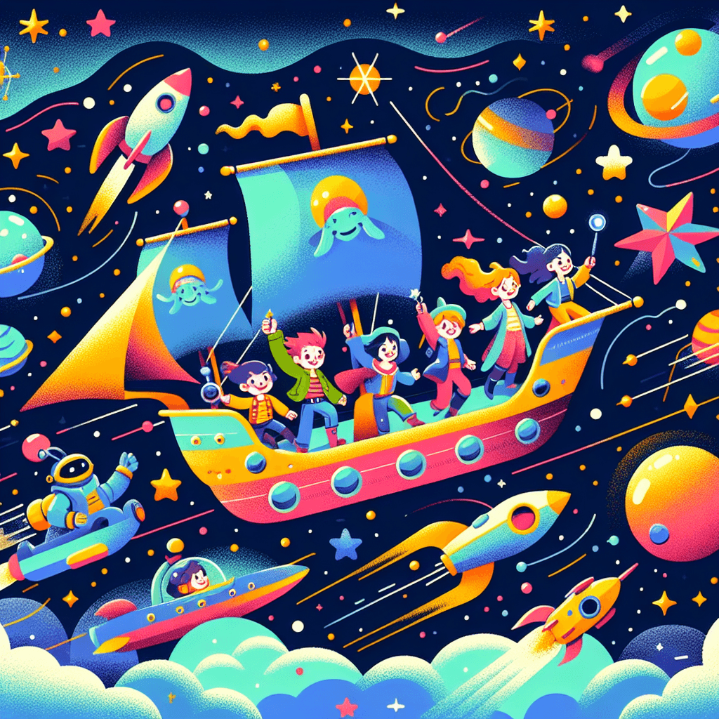 Space Pirates Of The Galaxy Paint By Numbers